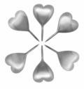 39.99 Mariposa Heart Birthday Candle Holder Set -- In stock!
