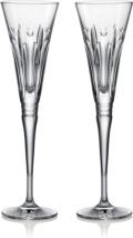 190 Waterford Winter Wonderland Champagne toasting Flutes, Pair -- Limited edition