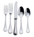Couzon Stainless Steel Flatware Le Perle Five Piece Place Setting