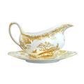 Royal Crown Derby Aves - Gold Sauce Boat