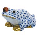 Herend Figurines Frogs Frog with ladybug 