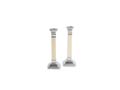 Julia Knight Classic Candle Holder Classic 9.5" Candlestick Set of 2 Snow