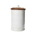 Juliska Berry & Thread Kitchen & Baking 11.5" Canister with Wooden Lid