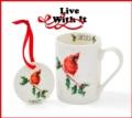 17 2022 Cardinal Mug & Decoration Ornament Gift Set