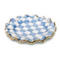 MacKenzie-Childs Royal Check Tabletop Fluted Dinner Plate