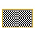 MacKenzie-Childs Check It Out Rug - 2\'3\' x 3\' 9"- Gold