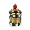 MacKenzie-Childs Courtly Check Kitchen Enamel Canister - Mini
