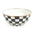 MacKenzie-Childs Courtly Check Tabletop Enamel Everyday Bowl - Large