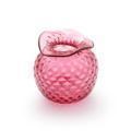 Mariposa Studio Glass Pink Pineapple Textured Bud Vase
