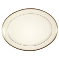 Pickard China Signature With No Monogram - Gold Ivory Oval Platter