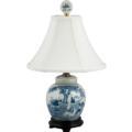 Port O'Call   Blue & White Lamp
