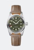 Longines SPIRIT Stainless Steel Matte Green Dial with Strap