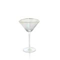 19.5 Aperitivo Triangular Iridescent Martini Glass