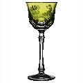 Yellow/Green Wine Glass