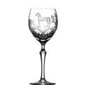 Morgan Horse Wine Glass