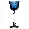 Rainforest Sky Blue Wine Glass