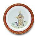 Man with Flamingo Buffet Plate