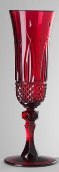 Ruby Champagne Flute