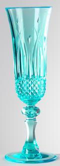 Turquoise Champagne Flute