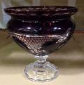Limited Edition Valentine Raspberry Footed Bowl 10