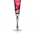 Raspberry Champagne Flute